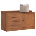 Miniatyrbillede 2 af 11: vidaXL entrébænk SANDNES 87x40x50 cm massivt fyrretræ