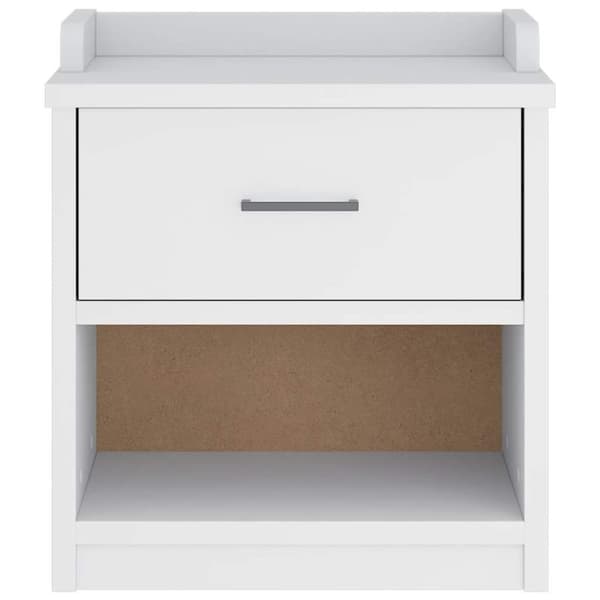 vidaXL Gangbenk SANDNES hvit 45x40x50 cm heltre furu