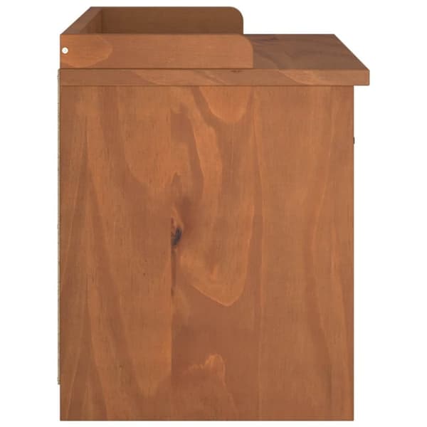 vidaXL Gangbenk SANDNES 87x40x50 cm heltre furu