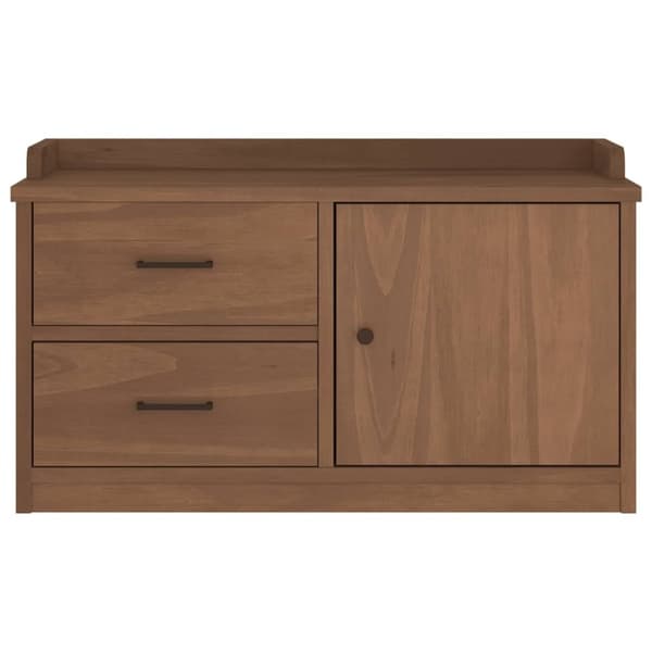 vidaXL Gangbenk SANDNES 87x40x50 cm heltre furu