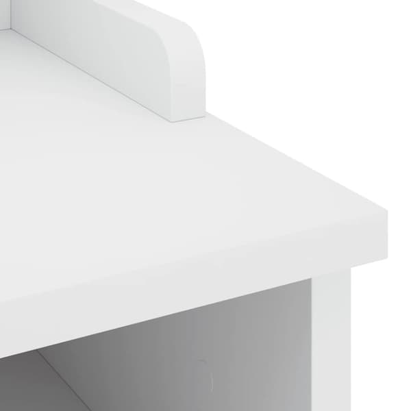 vidaXL Gangbenk SANDNES hvit 87x40x50 cm heltre furu