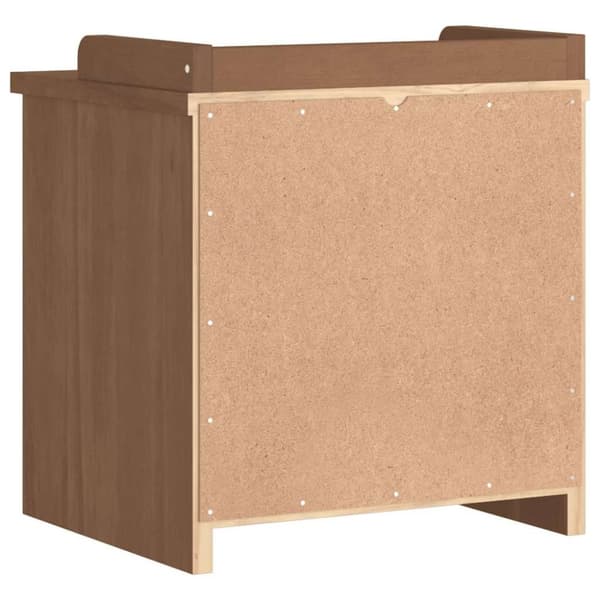 vidaXL Gangbenk SANDNES 45x40x50 cm heltre furu
