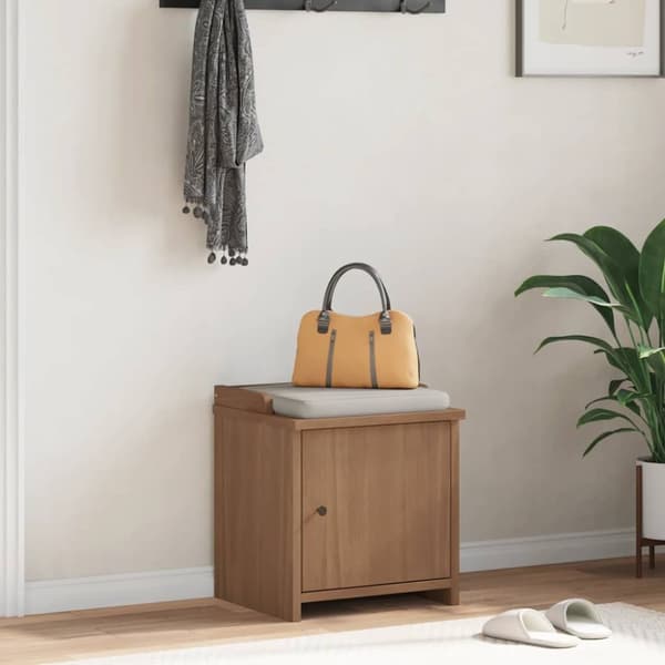 vidaXL Gangbenk SANDNES 45x40x50 cm heltre furu
