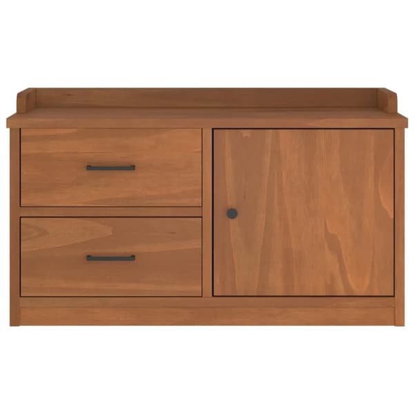 vidaXL Gangbenk SANDNES 87x40x50 cm heltre furu