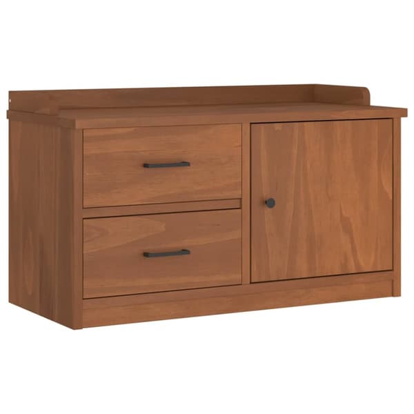 vidaXL Gangbenk SANDNES 87x40x50 cm heltre furu