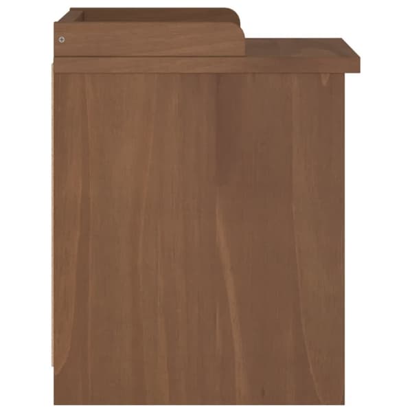 vidaXL entrébænk SANDNES 45x40x50 cm massivt fyrretræ