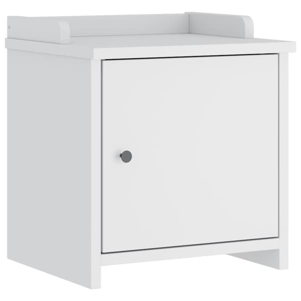 vidaXL Gangbenk SANDNES hvit 45x40x50 cm heltre furu