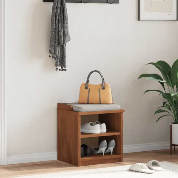 vidaXL Gangbenk SANDNES 45x40x50 cm heltre furu