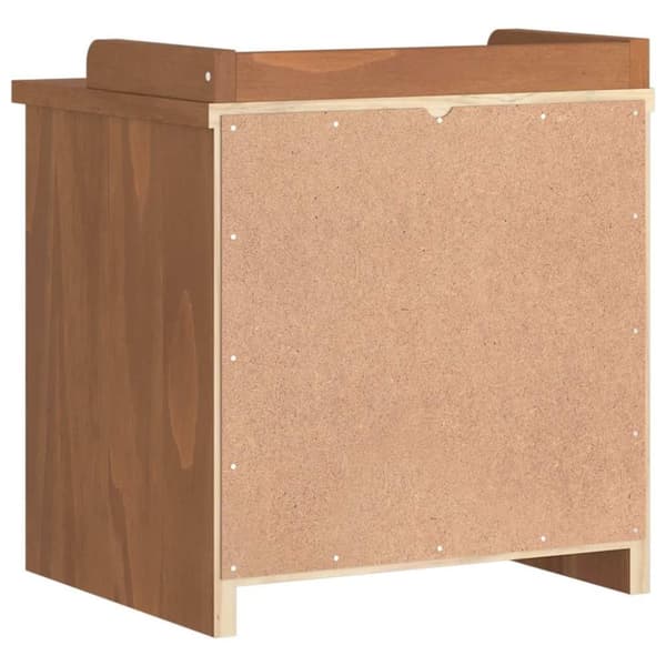 vidaXL Gangbenk SANDNES 45x40x50 cm heltre furu