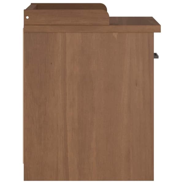 vidaXL Gangbenk SANDNES 45x40x50 cm heltre furu