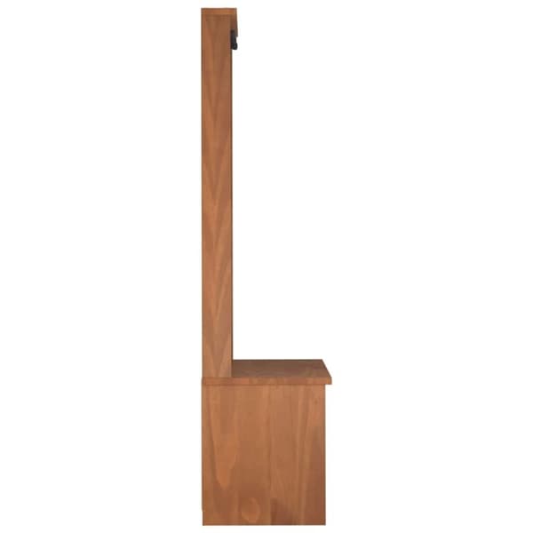 vidaXL Hallin puu SANDENS 87x40x159,5 cm täysi mänty