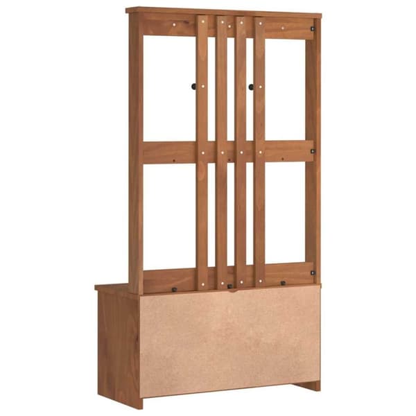 vidaXL Hallin puu SANDENS 87x40x159,5 cm täysi mänty