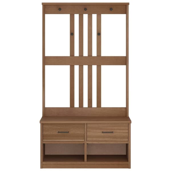 vidaXL Halltre SANDENS 87x40x159,5 cm heltre furu
