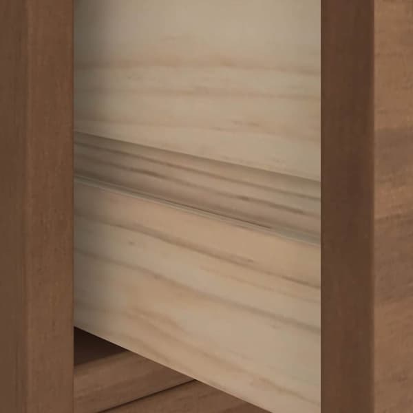 vidaXL Hall træ SANDENS 87x40x159,5 cm massivt fyrretræ