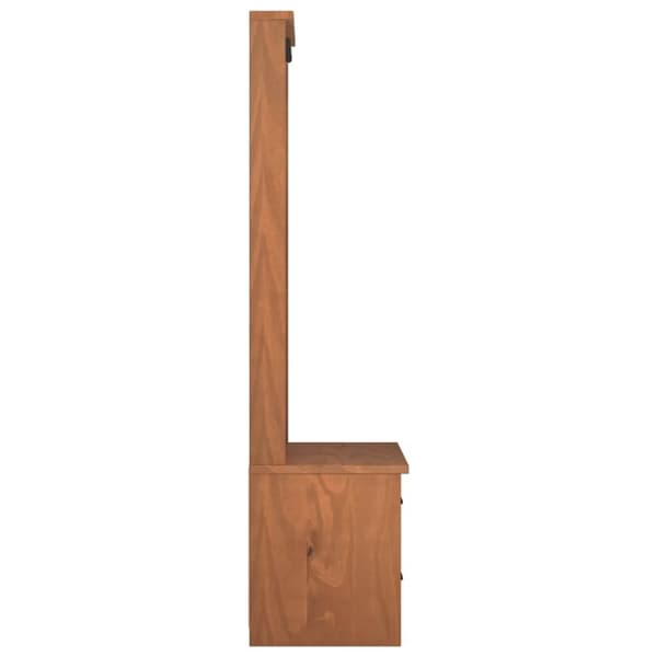 vidaXL Hallin puu SANDENS 87x40x159,5 cm täysi mänty