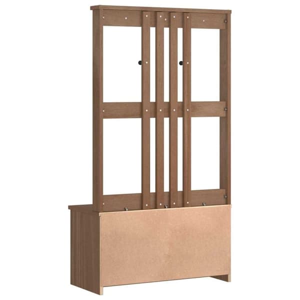 vidaXL Hallin puu SANDENS 87x40x159,5 cm täysi mänty