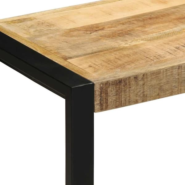 vidaXL Benk 60x35x45 cm grovt heltre mangotre
