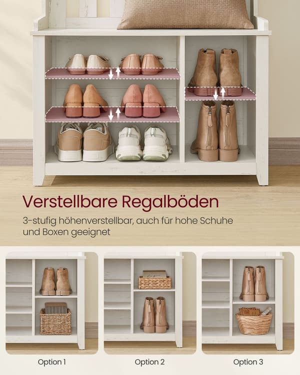 Frakke stativ med bord og 7 dobbeltkroge