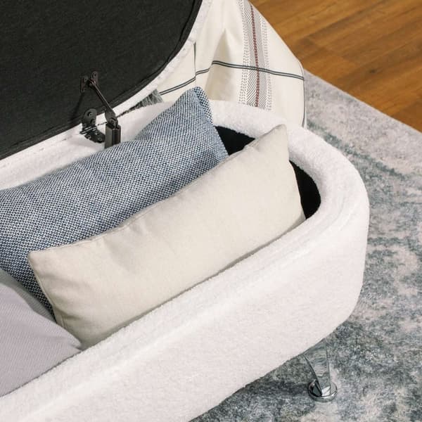 Rootz lagringsbänk - Uppbyggd sittplats - Ottoman Bänk - Handy Storage - 114 cm x 47 cm x 46,5 cm