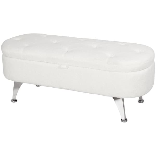 Rootz lagringsbänk - Uppbyggd sittplats - Ottoman Bänk - Handy Storage - 114 cm x 47 cm x 46,5 cm