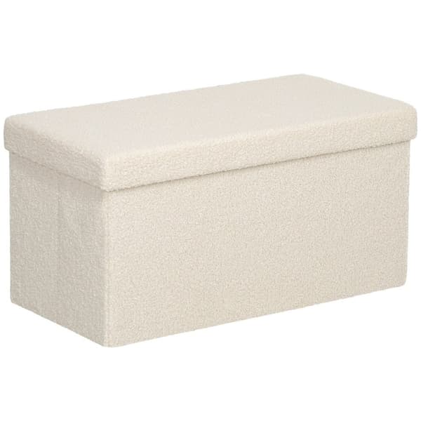 Rootz förvaringsstol bänk - klädd bröst - fotpall - 84L dold förvaring - 76 cm x 38 cm x 38 cm - brun sammet