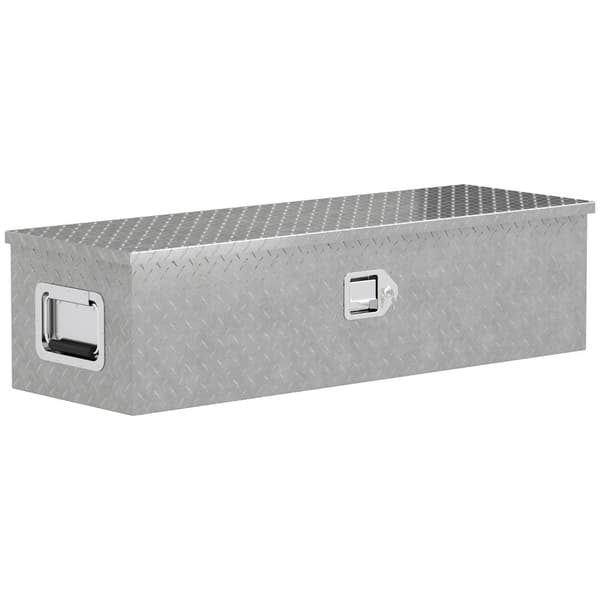 Rootz tukeva alumiinin säilytyslaatikko - työkalulaatikko - lukittava tallennustila - sääkestävä - 99 cm x 33cm x 25,5 cm