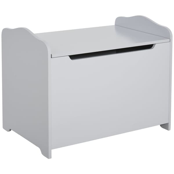Rootz Toy Box For Children - Storage Chest - Barn Organizer - Pneumatic Support - 60L X 40W X 48H CM