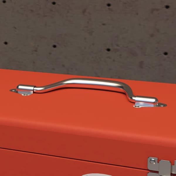 Rootz Tool Box med skuffer - værktøjssag - Opbevaringsarrangør - holdbart stål - 45 x 24 x 27 cm - Maksimal stabilitet