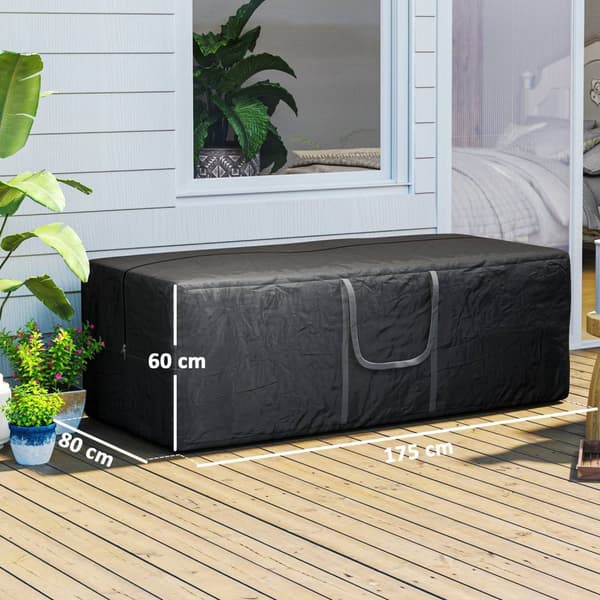ROOTZ 840L Opbevaringspose - Moving Bag - Bærepose - Vandtæt & UV -resistent - 175 cm x 80 cm x 60 cm