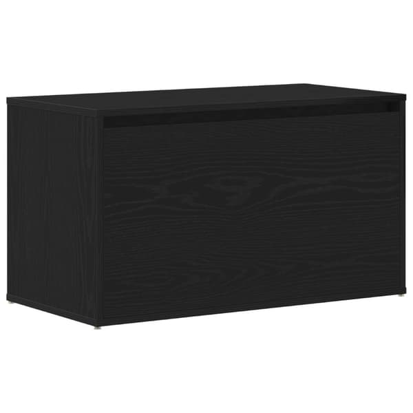 vidaXL Hagebenk Svart Eik 80x40x45 cm Laget av tre