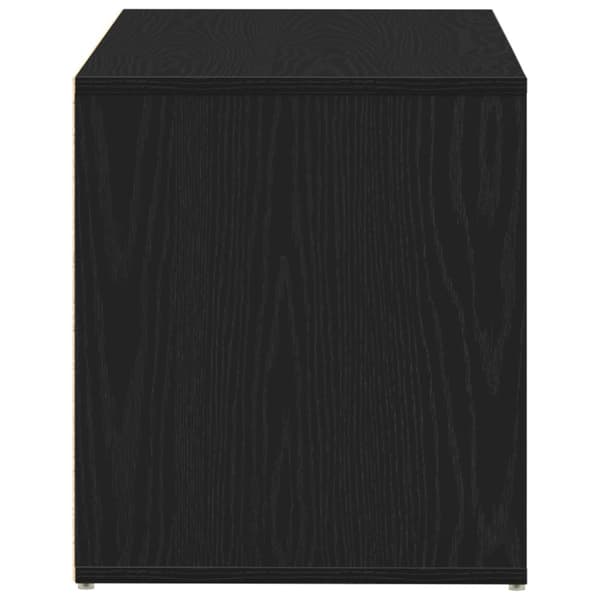 vidaXL Hagebenk Svart Eik 80x40x45 cm Laget av tre