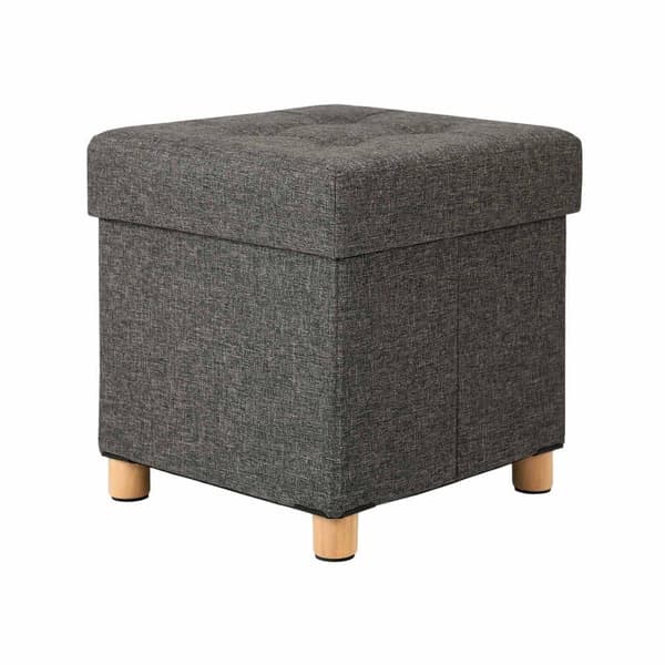 Sitzhocker, Sittkista, 38x38x40 cm, Mörkgrå