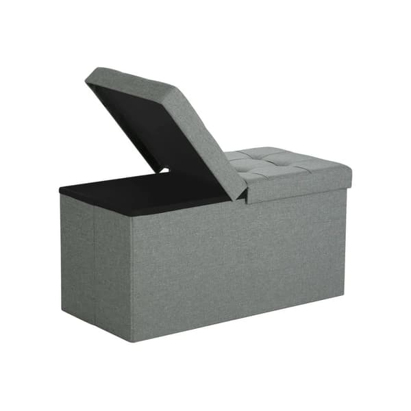 Sittbänk, SONGMICS LSF41G, 76x38 cm, Grå