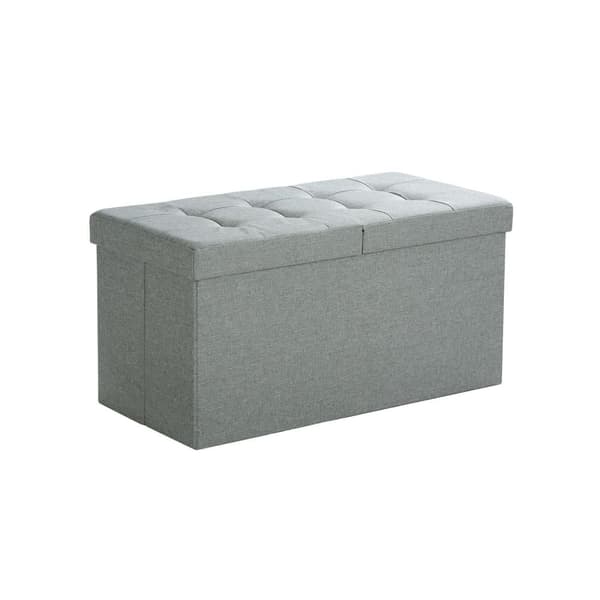 Sittbänk, SONGMICS LSF41G, 76x38 cm, Grå