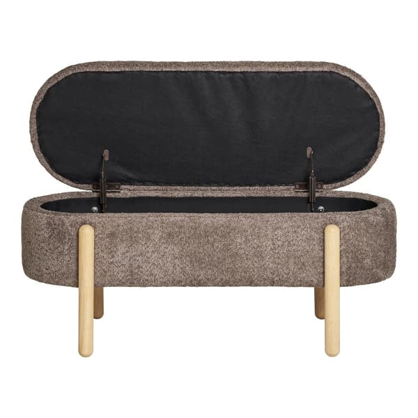 Bænk, Branca Bænk med opbevaring, 98x41 cm, Brun