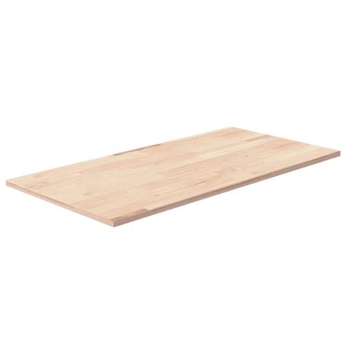 Bänkskiva för badrum 80x40x1,5 cm obehandlat massivt trä