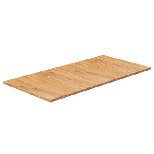 Bänkskiva badrum ljusbrun 100x50x1,5 cm behandlat massivt trä