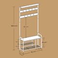 Miniatyrbillede 6 af 6: Frakke stativ, frakke rack, tøjstativ 9 kroge