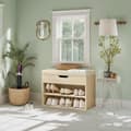 Miniatyrbillede 2 af 5: Skobænk med 3 niveauer, sofa, skostativ med puder