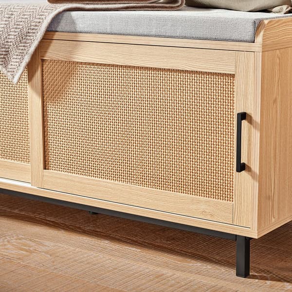 Skobænk, FSR154-N, 110x40x49 cm, Brun