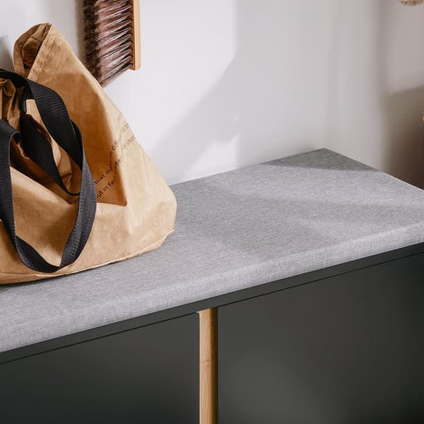Penkki säilytystilalla, FSR117-SCH, 90x34x47 cm, Ruskea