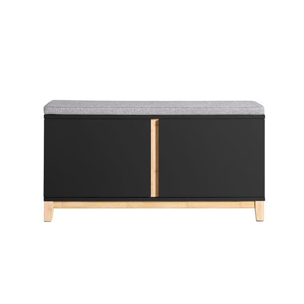 Penkki säilytystilalla, FSR117-SCH, 90x34x47 cm, Ruskea