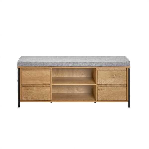 Skobænk, FSR149-N, 110x35x45 cm, Brun