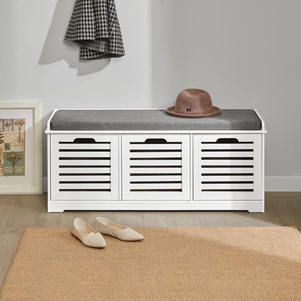 Skobänk, FSR23-W, 105x35x43 cm, Vit