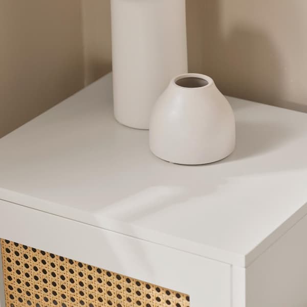 Opbevaringsbænk, FSR128-W, 100x35x60 cm, Hvid