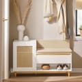 Miniatyrbillede 2 af 5: Opbevaringsbænk, FSR128-W, 100x35x60 cm, Hvid