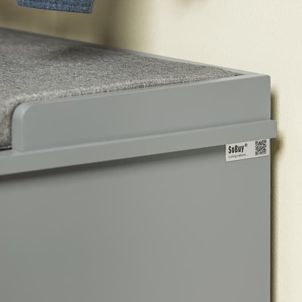 Bænk, FSR131-HG, 98x37x49 cm, Grå