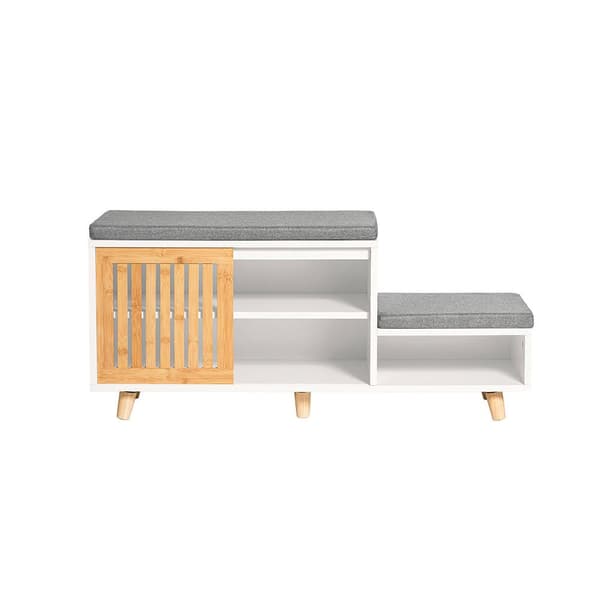 Penkki säilytystilalla, FSR125-WN, 101x35x46 cm, Valkoinen