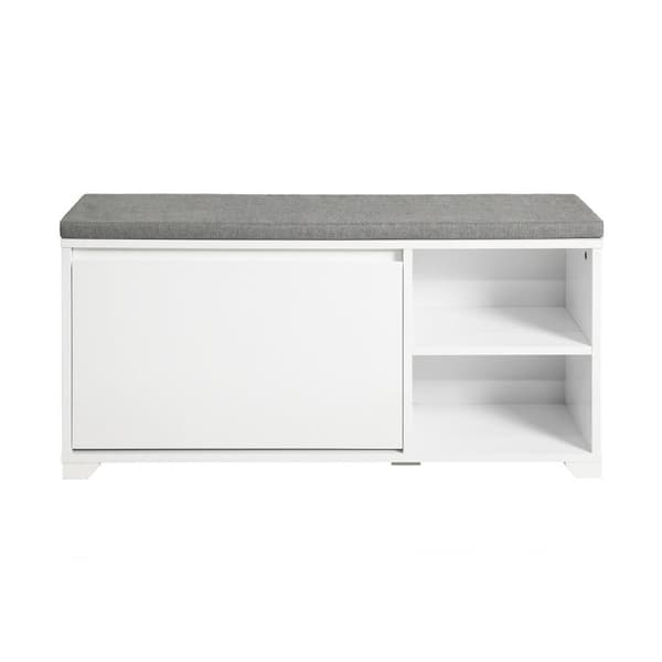 Kenkäpenkki, FSR119-W, 90x24x46 cm, Valkoinen