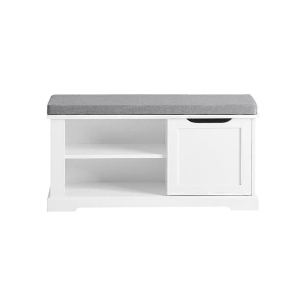 Skobænk, FSR84-W, 90x30x45 cm, Hvid